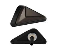 ESyem Indicatori Moto 2 Pezzi Motocicletta Montaggio A Filo Triangolo Indicatore Direzione LED A Forma L Indicatore di Direzione DRL Lampeggiante A LED Luci Lampeggianti