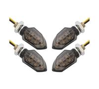 ESyem Indicatori Moto 4 Pezzi Indicatore Luminoso di Direzione per Motocicletta 5 LED Indicatore Luminoso di Direzione per Motocicletta