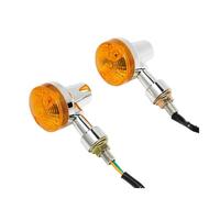 ESyem Indicatori Moto Coppia di Indicatori di Direzione per Moto, Luci di Segnalazione per Moto, Lampeggianti, Universali per Moto da Cross, Fuoristrada, ATV, MX, MTB