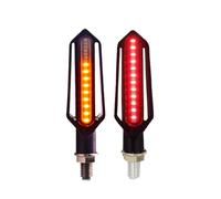ESyem Indicatori Moto Indicatori Direzione A 24 LED, Indicatori di Direzione per Motociclette, Relè Incorporato, Indicatori di Direzione DRL, Segnali di Stop, Lampeggianti