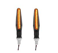 ESyem Indicatori Moto Luci Lampeggianti per Motociclette LED Indicatori di Direzione per Motociclette Luce 12 SMD Lampeggiatore Posteriore Lampeggiante IP68 Pieghevole