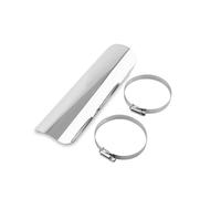 ESyem Moto Scarico Scudo Termico 1Pc Universale per Tubo di Scarico Moto Copertura Scudo Termico Marmitta Protezione Protezione per Diametro Tubo di Scarico 50-70mm