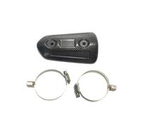 ESyem Moto Scarico Scudo Termico Protezione per Silenziatore di Scarico Moto 40-63mm Protezione per Scudo Termico Copertura per Protezione Protezione per Isolamento Termico di Scarico