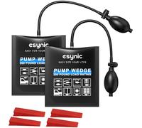 ESYNiC 2PZ Pompa ad Aria per Finestre Carico massimo di 200KG Cuscini Gonfiabili ad Aria Materiale in TPU con 4 Cunei per Montaggio di Finestre Porte Mobili Sportelli Auto Uso Domestico