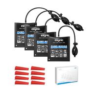 ESYNiC 4PZ Pompa ad Aria per Finestre Carico Massimo di 300LBS, 4x Cuscini Gonfiabili ad Aria Materiale in TPU con 8 Cunei per Montaggio di Finestre Porte Mobili Sportelli Auto Uso Domestico