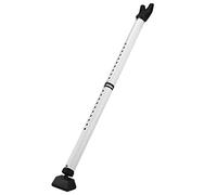eSynic Barra di Sicurezza Regolabile per Porte 84-113cm Sbarra Fermaglio per Porta Standard e Scorrevole Fino a 250KG Supporto Telescopico Antiscivolo per Portefinestre Protezione Casa