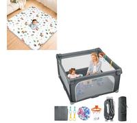 eSynic Box Bambini 150x150cm + Tapperino da Gioco Antiscivolo