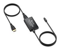 eSynic Convertitore HDMI ARC a Ottico (eARC NON Supportato), ARC Audio Extractor 24Bit/192KHz, Supporta 2.0ch e 5.1ch, Adattatore ARC a Toslink per Soundbar, Home Theater e Cuffie TV Wireless