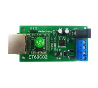 ET69C02 Convertitore di Bus Ethernet IP RJ45 A RS485 per Modbus RTU Master 3002 [EEK: A]