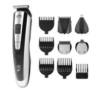 ETA Austin - Tagliacapelli e barba a 2 velocità, 9 inserti (3-12 mm), batteria agli ioni di litio da 60 minuti, display con indicatore della batteria, lame in titanio