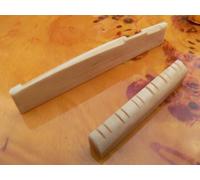 Età capotasto osso E Sella per 12 Stringa Acustico/Chitarra Folk 48mm/76mm Set