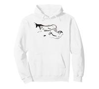 età della Pietra Arte rupestre di Un Bue e Cavallo di Lascaux Felpa con Cappuccio