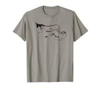 Età della pietra arte rupestre di un bue e cavallo di Lascaux Maglietta
