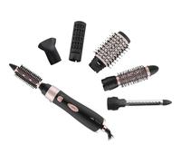 ETA Spazzola ad aria calda Fenite I Black Edition I 1000 W, livello freddo, cavo da 1,75 m, impugnatura ergonomica, spazzola rotonda e ferro arricciacapelli