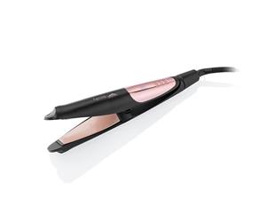 ETA Fenite Curl - Piastra per capelli ricci e lisciatura, 150 - 230 °C, display a LED, 2 in 1, ferro arricciacapelli e piastra per capelli, colore: Nero