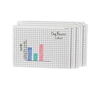 Eta HAND2MIND scrivibile e cancellabile biadesivo centimetro griglia/Blank Boards, confezione da 10
