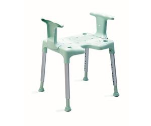 Etac - Sgabello da doccia Etac Swift con braccioli, colore: Verde