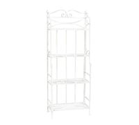 Étagère Scaffale 4 piani in acciaio Naomi