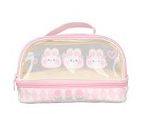 ETAINGYEUN BASSO PENSA CURA COMPUTTAMENTE Acqua di grande capacità Prevenire la a matita Pink Stationery Cosmetic Storage