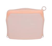 ETAINGYEUN Sacchetto di stoccaggio alimentare in silicone ispessibile riutilizzabile per le necessità di verdura di frutta ogni giorno di stoccaggio portatile arancione (S)