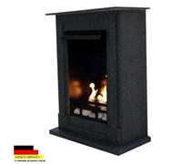 Etanolo Firegel Caminetti Camino Chimenea Fireplace Madrid Deluxe Granito nero