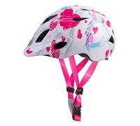 Etape 1921492, Casco Sportivo Unisex-Youth, Bianco/Rosa Opaco, S/M (52-56 cm)
