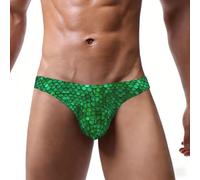 ETASUIOL Slip del bikini degli uomini della stampa del modello magico con | Slip da uomo con stampa a motivo magico con sacchetto a U, ideale per l'uso quotidiano in tutte le stagioni