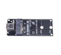 ETAWDE Solid States Adattatore per disco 20Gbps NVME USB3.2 Gen2x2 Adattatore USB C NVME Stati Solidi Alloggiamento disco Adattatore USB C 2230/2242 Enclosure