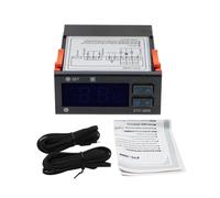 ETC-3000 Controllore di Temperatura Digitale con Doppio Sensore NTC, Controllore di Ventola di Sbrinamento Refrigerazione 220V