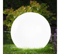 Sfera luminosa solare sfera da giardino sfera luminosa a LED solare decorazione da giardino sfera solare per esterno 25 cm, tempo di illuminazione circa 6-8 ore, H 65 cm, prato da giardino
