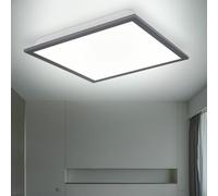 ETC Shop Lampada Da Soffitto LED Pannello Grafite Bianco 30x30 cm