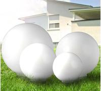 ETC-Shop Stecklampe Solarlampe da Giardino LED a Sfera Bianca IP44, 4 Pezzi