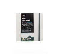 Etchr Blocco da disegno quadrato da 15,2 cm, stampa a freddo, con copertina rigida, 100% cotone, 15,2 x 15,2 cm, 52 pagine