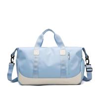 ETDFUSA Borsa da Viaggio per Bugatti Divo 2018-2025, Borsa Sportiva, Borsa a Mano per Bagaglio, Borsa da Palestra Impermeabile.,Light Blue