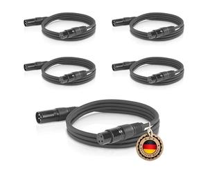 ETEC - Cavo audio XLR, 3 m, DMX, rame OFC