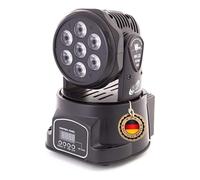 ETEC LED Moving Head Mini Washer 7 x 10 Watt RGBW 4 in 1 Party DJ effetto luce palcoscenico matrimonio