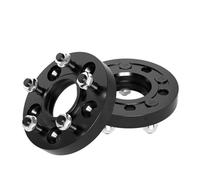 ETEKGVYVA Auto Distanziali Ruota per Ford Universale per Tutte Le Auto Flangia Mozzo A 5 Fori Distanziale Ruota Forgiato Nero da 15/20/25/30/35 Mm Adattatore Distanziale Ruota(4pcs 30mm)