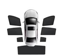 ETEKGVYVA Tendine Parasole Auto per Jeep per Grand per Cherokee per WJ per WG per MK2 2000-2004 Parasole Magnetico Accessori per Parabrezza Tendine Parasole Auto Finestrini(7PCS Set)