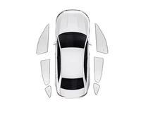 ETEKGVYVA Tendine Parasole Auto per Smart 3 2023 2024 2025 Accessori per Parabrezza con Protezione Parasole Completa per Auto Tendine Parasole Auto Finestrini(Front Rear sunshades)