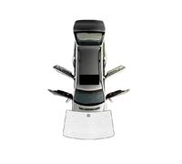 ETEKGVYVA Tendine Parasole Auto per VW per Polo per Vivo MK5 5 Porte Hatchback 2010-2020 Copertura Completa Finestrino Laterale Parabrezza Accessori Tendine Parasole Auto Finestrini(Front Windshield)