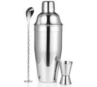 Etens Set shaker per cocktail, set da bar con shaker per cocktail con shaker Martini da 680,4 g, misurino, cucchiaio di miscelazione, miscelatore perfetto per barista domestico, accessori per baristi