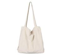 Etercycle Borsa a tracolla da donna, grande capacità, stile retrò, per tutti i giorni, ufficio, gite scolastiche e shopping, beige., Rétro