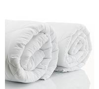 etérea Basic Microfaser Emily 4-Jahreszeiten Bettdecke - 200x200 cm - Nachhaltig & Ökotex 100 - Waschbar 95 Grad & Kochfest - 3 in 1 Kombinierbare Steppdecke mit Druckknöpfen - Weiß