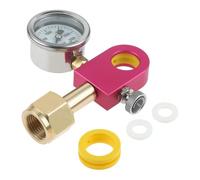 ETERMETA CGA320 Adattatore di ricarica CO2 con manometro, adattatore per carbonatore di soda a connessione rapida, compatibile con bombole DUO, Terra e Art Soda (rosa/serbatoi di CO2 standard)