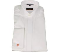 Eterna Camicia A Maniche Lunghe Slim Fit Beige Unicolore 8817 F392