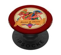 Eterna devozione: Rama & Shinta, Icone della Virtù PopSockets PopGrip Adesivo