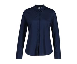 Eterna - Jersey Blouse 5780 Dy70 - - Blouses & Shirts - Donna - Blu - S