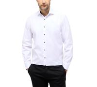 ETERNA Long Sleeve Shirt Comfort Fit Cover Shirt Twill White Uni, Camicia,