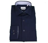 Eterna Uomo Camicia da Ufficio Comfort Fit Blu Scuro 1307 E15K 19 Marino