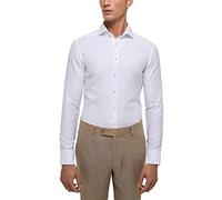 ETERNA Uomo Linen Shirt Slim Fit 1/1 White 40_H_1/1